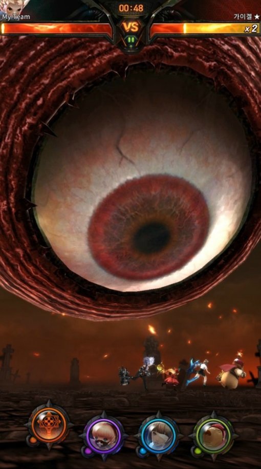 기간틱 쇼크 플레이 화면 (출처=카본아이드)