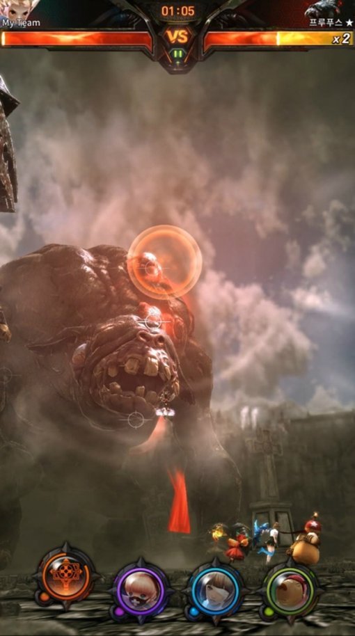 기간틱 쇼크 플레이 화면 (출처=카본아이드)