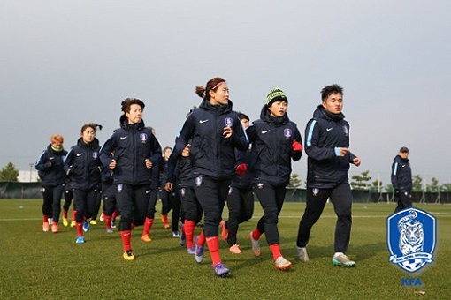 여자축구대표팀. 사진제공｜대한축구협회