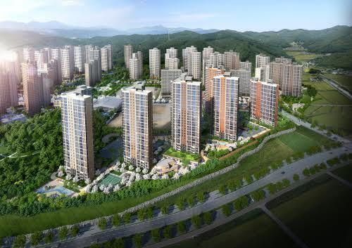 (사진제공=e편한세상 용인 한숲시티 4블럭 조감도 문의 1899-7400)