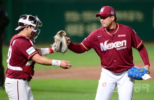 넥센 김세현(오른쪽). 스포츠동아DB