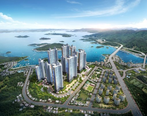 통영 현대건설 힐스테이트(가칭) 조감도(자료제공:현대건설)