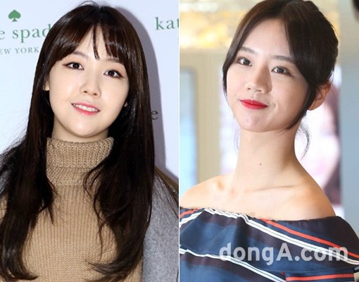 그룹 걸스데이의 민아-혜리(오른쪽). 동아닷컴DB