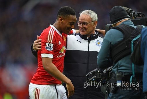 레스터시티 라니에리 감독(오른쪽). 사진=ⓒGettyimages이매진스