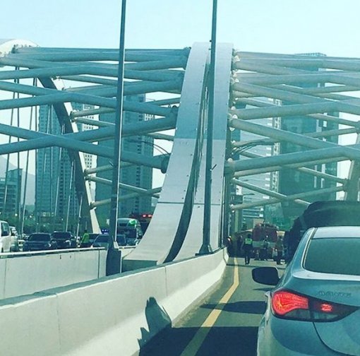 양화대교 고공농성 해태제과 신규상장 반대 (사진=인스타그램 y.g_kitchen)