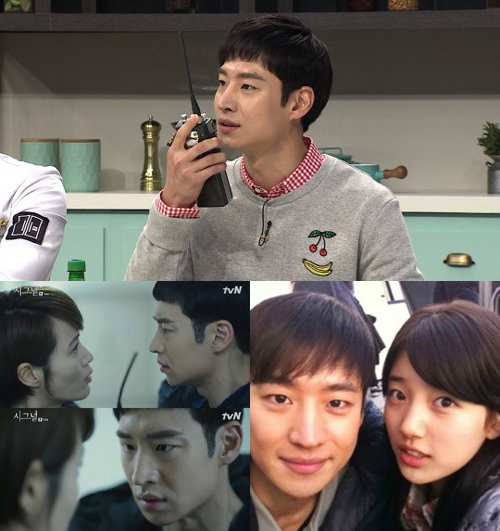 사진출처=JTBC 제공, 명필름 심재명 대표 SNS, 드라마 ‘시그널’ 방송 화면.(왼쪽 위부터 시계 방)