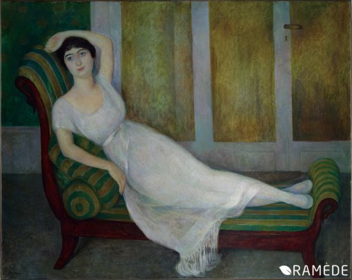 안젤리나 벨로프의 초상화(1918)-디에고 리베라