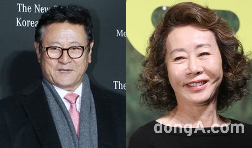 배우 박근형-윤여정(오른쪽). 동아닷컴DB