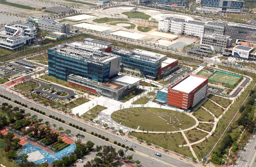 오송첨단의료복합단지 전경. 세계 최초의 바이오헬스 클러스터로 조성됐다는 평가를 받고 있다. 오송재단 제공