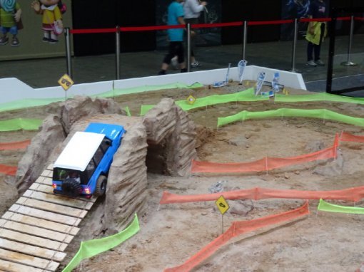 플레이엑스포 모션디바이스 부스 현장 (출처=게임동아)