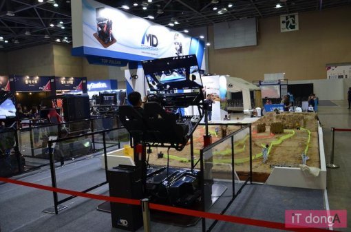 플레이엑스포 모션디바이스 부스 (출처=IT동아)