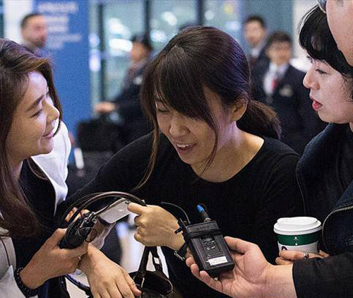 19일 오전 귀국한 소설가 한강 씨는 “24일 기자간담회에서 자세한 소감을 밝히겠다”고 말했다. 포커스뉴스 제공