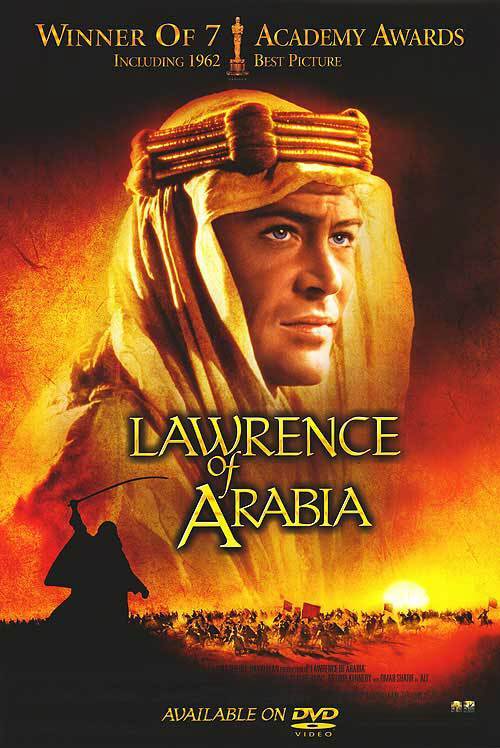 오른쪽은 영화 ‘아라비아의 로렌스’의 포스터.