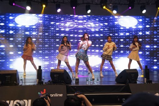 갓 오브 하이스쿨 1주년 기념 페스티벌 현장 (출처=게임동아)