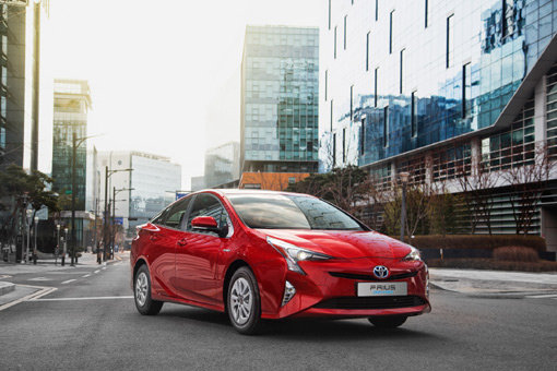 토요타자동차 하이브리드카의 대표 모델인 토요타 4세대 프리우스. 사진제공｜한국토요타