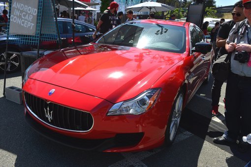 안드로이드 오토를 탑재한 마세라티 콰트로포르테 (사진=IT동아)