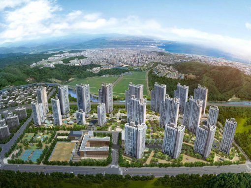 온양 발리 양우내안애 더 포레 조감도