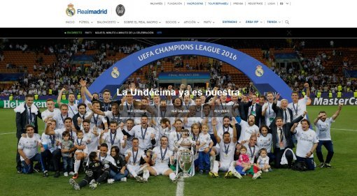 사진=레알 마드리드 공식 홈페이지 캡처