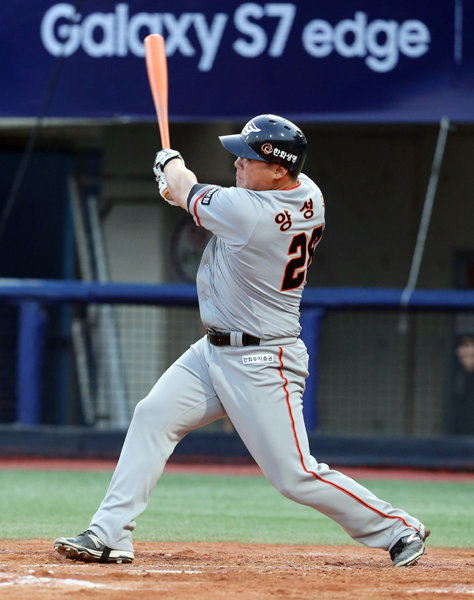 한화 양성우. 사진제공｜한화 이글스