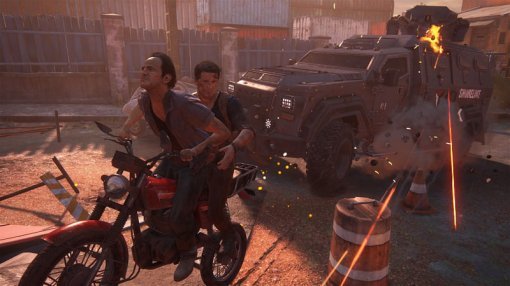 언차티드4 플레이 화면 (출처=게임동아)