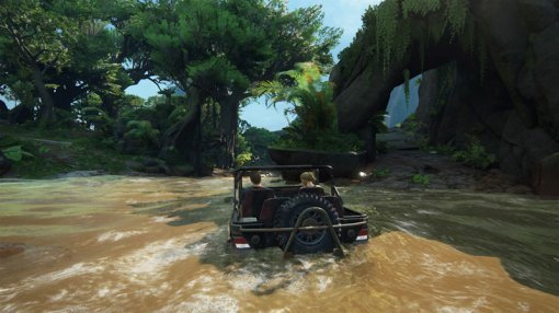 언차티드4 플레이 화면 (출처=게임동아)