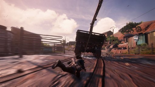 언차티드4 플레이 화면 (출처=게임동아)