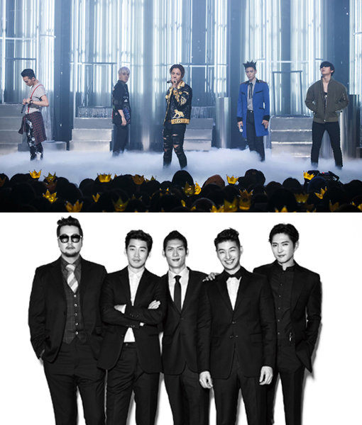 그룹 빅뱅-g.o.d(아래). 사진｜동아닷컴DB·싸이더스HQ