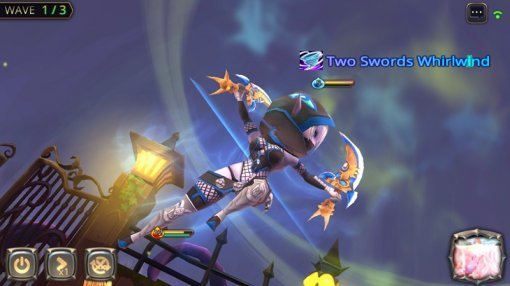 원스히어로즈 플레이 화면 (출처=와이제이엠게임즈)