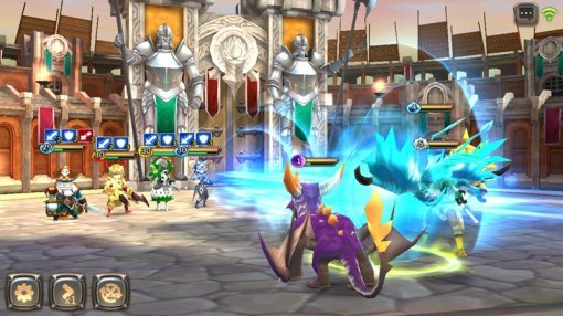 원스히어로즈 플레이 화면 (출처=와이제이엠게임즈)