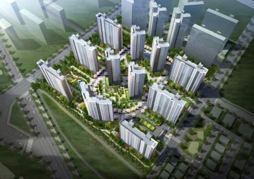 평택 비전 3차 푸르지오 조감도(자료제공:대우건설)