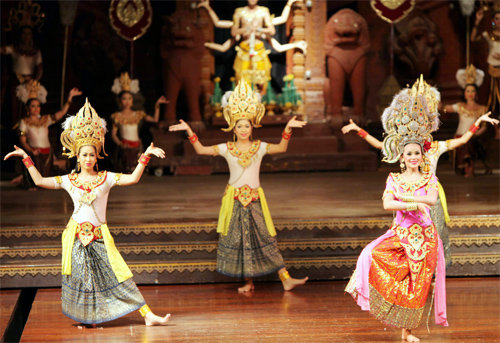 태국 파타야 테마파크 ‘농눗빌리지’의 민속쇼.