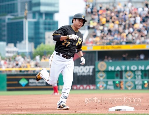 피츠버그 강정호. 사진=ⓒGettyimages이매진스