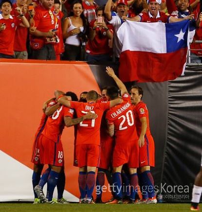 사진=칠레 축구 국가 대표팀. ⓒGettyimages이매진스