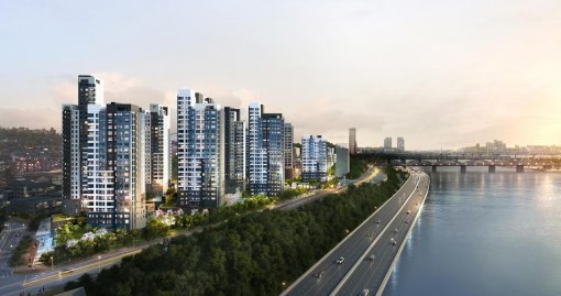 아크로 리버하임 투시도(자료제공:대림건설)