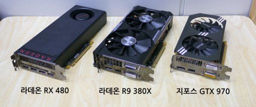 테스트에 이용한 비교 제품 (출처=IT동아)