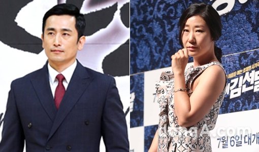 배우 차인표-라미란(오른쪽). 동아닷컴DB