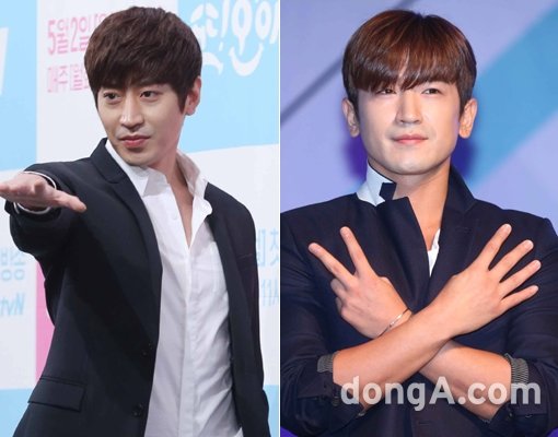 그룹 신화의 에릭-이민우(오른쪽). 동아닷컴DB