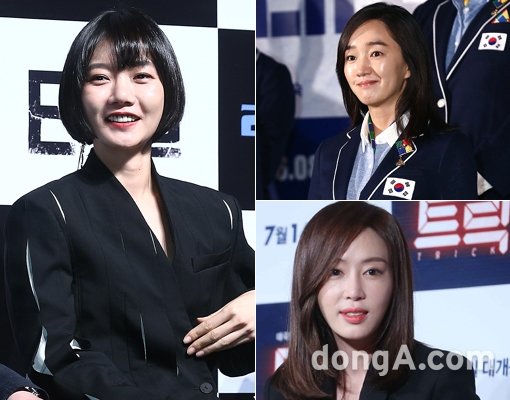 배우 수애-배두나-강예원(왼쪽부터 시계방향). 동아닷컴DB