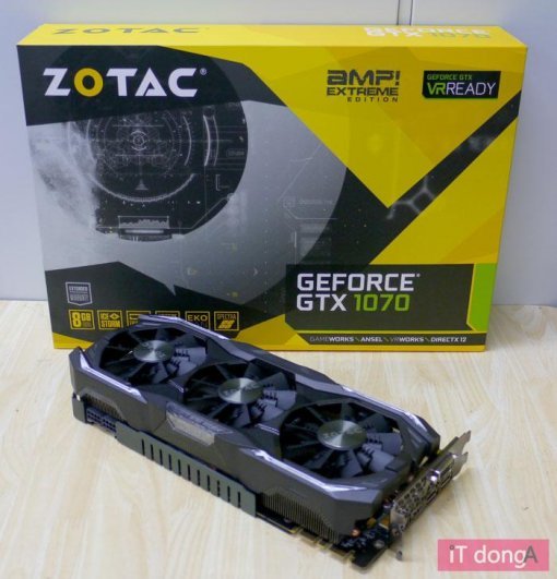 조텍 지포스 GTX 1070 AMP! EXTREME (사진=IT동아)
