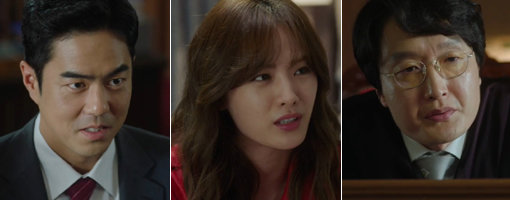 케이블채널 tvN 금토드라마 ‘굿와이프’에서 주인공 전도연 못지 않게 전석호, 나나, 최병모 (왼쪽부터)가 인상 깊은 연기를 선보이고 있다. 사진출처｜tvN 방송화면 캡처