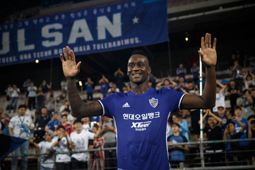 울산현대 멘디. 사진제공｜한국프로축구연맹