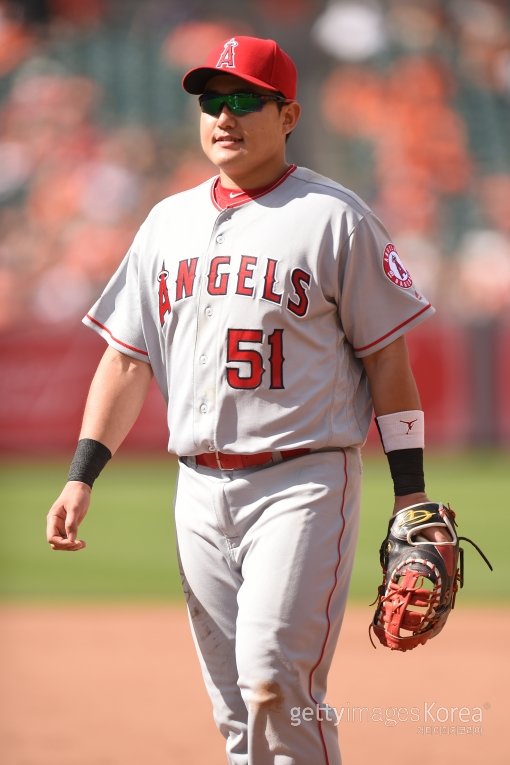 LA 에인절스 최지만. 사진=ⓒGettyimages이매진스