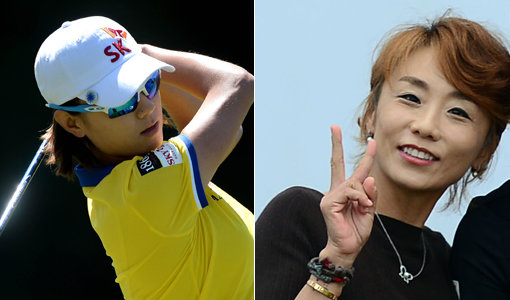 최나연-김미현(오른쪽). 사진｜LPGA·스포츠동아DB