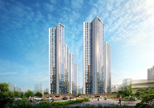 아시아드 코오롱하늘채 주경 투시도(자료제공:코오롱글로벌)