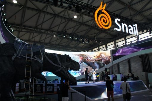 차이나조이 2016 스네일게임즈 부스 현장 (출처=게임동아)