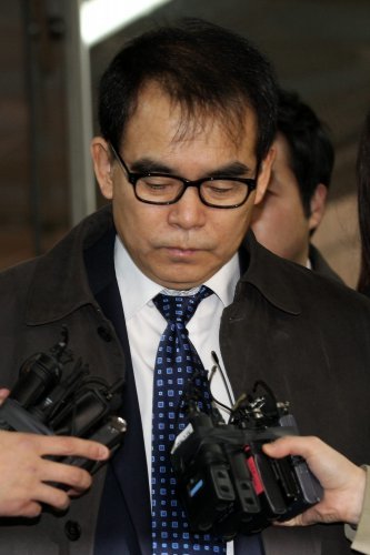 2012년 11월 19일 뇌물수수 혐의로 구속된 김광준 전 검사.