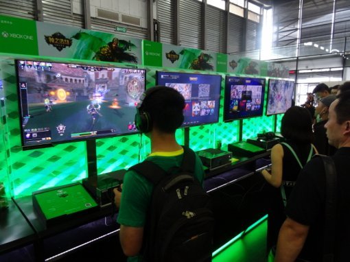 차이나조이 2016 콘솔부스