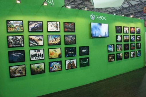 차이나조이 2016 마이크로소프트 부스 현장 (출처=게임동아)