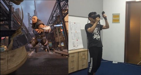 룽투게임이 개발 중인 파이널포스 VR