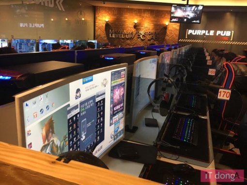 경기도 화성시 퍼플펍 PC방. (출처=IT동아)